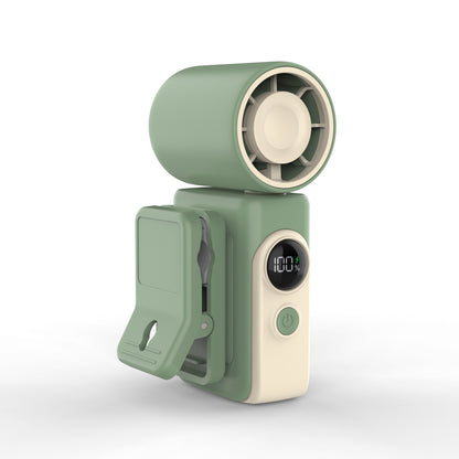 Hotsales Portable Handheld Fan Rechargeable, 13500 RPM High-Speed Personal Fan with Hands-Free Clip 180° Rotatable Smart LED Display 4 Speeds Mini Cooling for Travel, Commuting, Summer Gifts for Women & Men