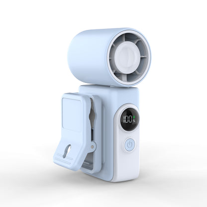 Hotsales Portable Handheld Fan Rechargeable, 13500 RPM High-Speed Personal Fan with Hands-Free Clip 180° Rotatable Smart LED Display 4 Speeds Mini Cooling for Travel, Commuting, Summer Gifts for Women & Men